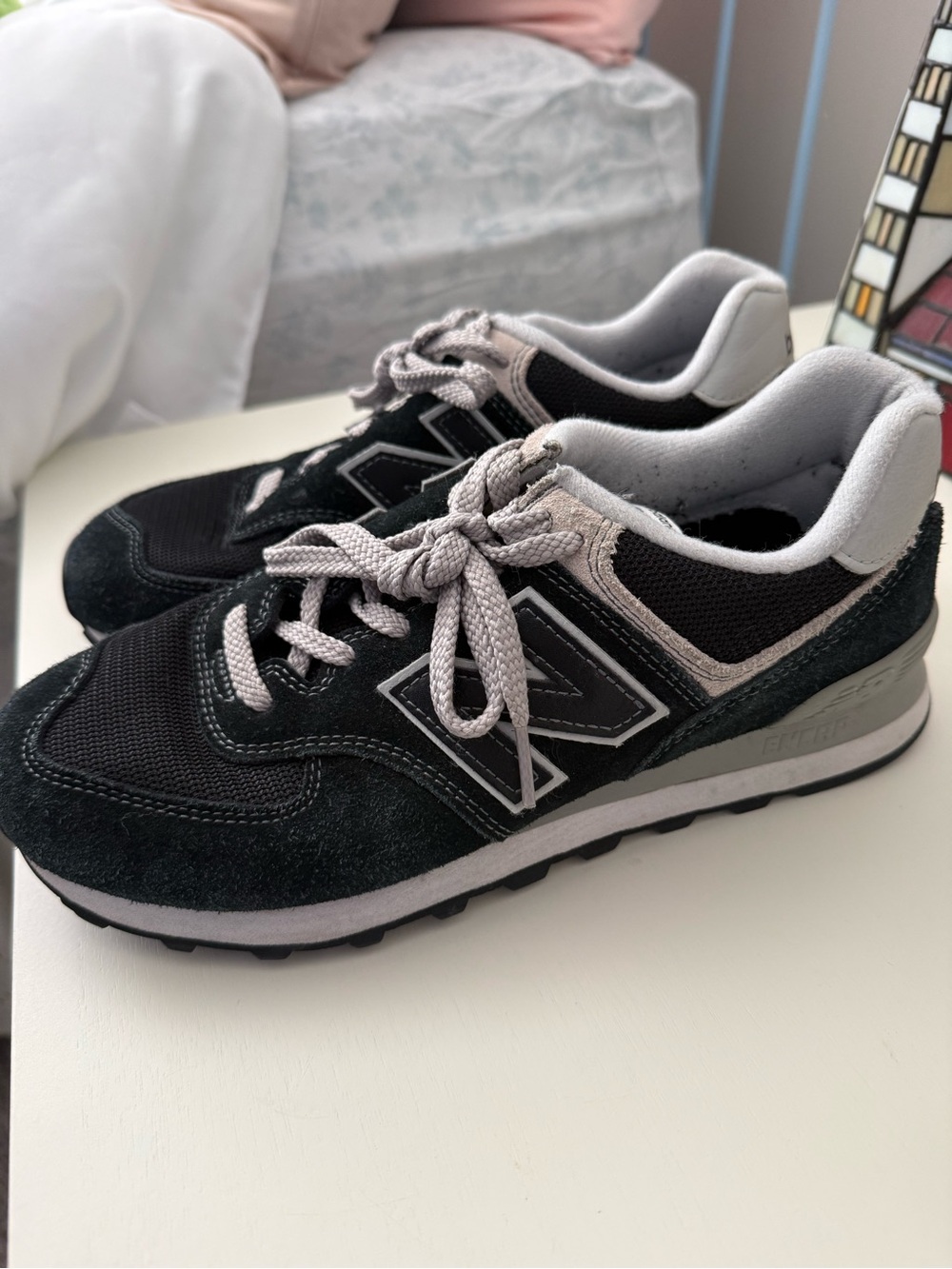 New Balance Classic 574 Sneakers in black and gray